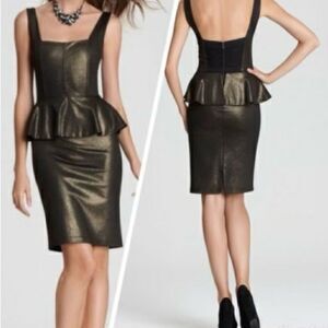 #165 ALICE + OLIVIA Metallic Cocktail Dress NWT